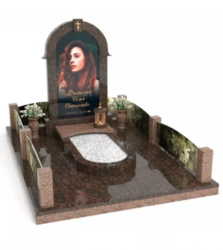 Памятники из цветного гранита